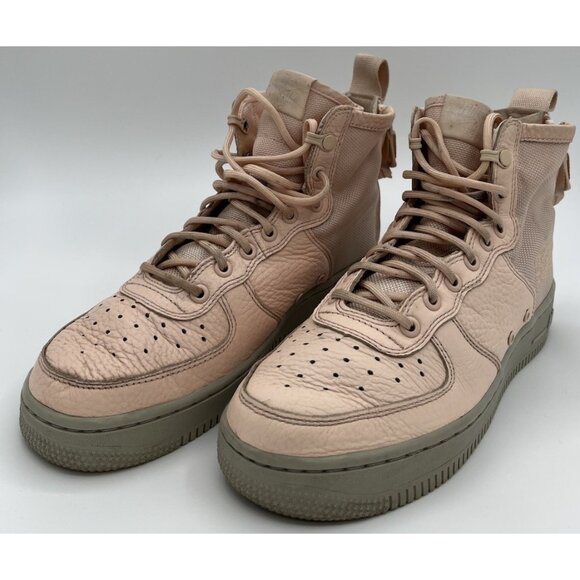 Nike Women’s SF AF1 Mid Air Force 1 Boots Orange Quartz AA3966-800 Size 8 - Picture 1 of 11